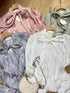 Casual Collar Tie Shirts With Long Lantern Sleeves